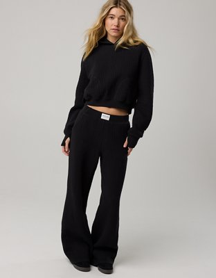 OFFLINE By Aerie Coffee Run Cropped Hoodie