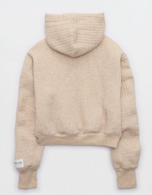 OFFLINE By Aerie Coffee Run Cropped Hoodie