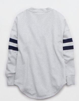 Женские рубашки Aerie OFFLINE By Aerie Throw-back Long Sleeve Baseball Shirt — фото 5