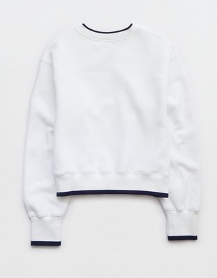 OFFLINE By Aerie Cloud Fleece V-Neck Crew Sweatshirt
