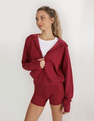 OFFLINE by Aerie OTT Fleece Full Zip Sweatshirt