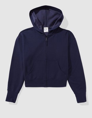 OFFLINE By Aerie OTT Sweatshirt de Fleece con Cierre Completo