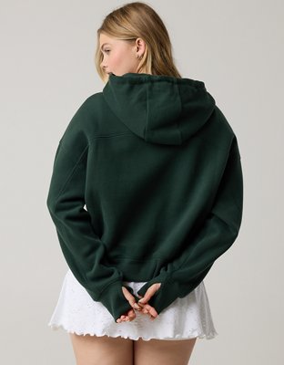 OFFLINE By Aerie Cloud Fleece Snap Front Hoodie