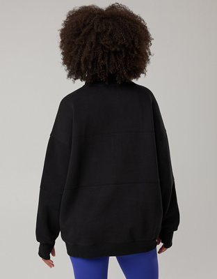 OFFLINE By Aerie Cloud Fleece Quarter Zip Sweatshirt 