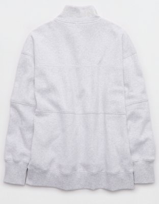 OFFLINE By Aerie Cloud Fleece Quarter Zip Sweatshirt 
