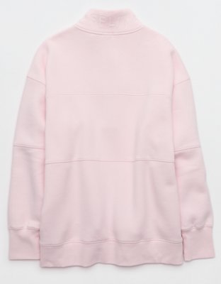 OFFLINE By Aerie Cloud Fleece Quarter Zip Sweatshirt