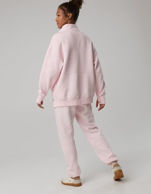 OFFLINE By Aerie Cloud Fleece Quarter Zip Sweatshirt