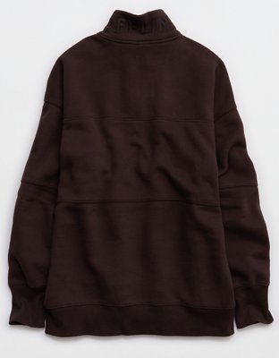 OFFLINE By Aerie Cloud Fleece Quarter Zip Sweatshirt