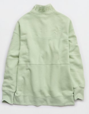 OFFLINE By Aerie Cloud Fleece Quarter Zip Sweatshirt