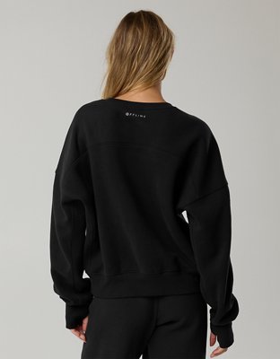 OFFLINE By Aerie Cloud Fleece Classic Crewneck