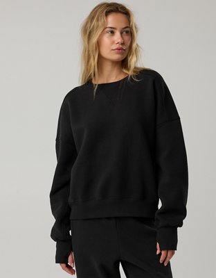 OFFLINE By Aerie Cloud Fleece Classic Crewneck