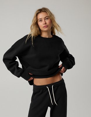OFFLINE By Aerie Cloud Fleece Classic Crewneck