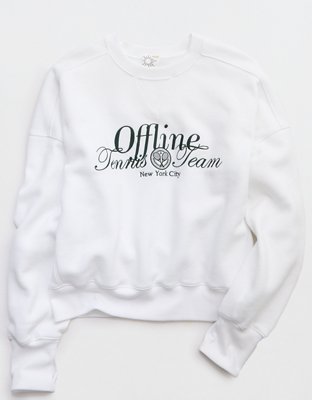 OFFLINE By Aerie Cloud Fleece Classic Crewneck