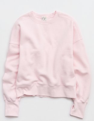 OFFLINE By Aerie Cloud Fleece Classic Crewneck Sweatshirt