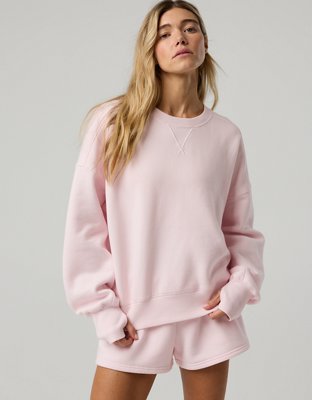 OFFLINE By Aerie Cloud Fleece Classic Crewneck Sweatshirt