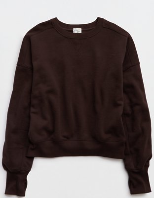 OFFLINE By Aerie Cloud Fleece Classic Crewneck