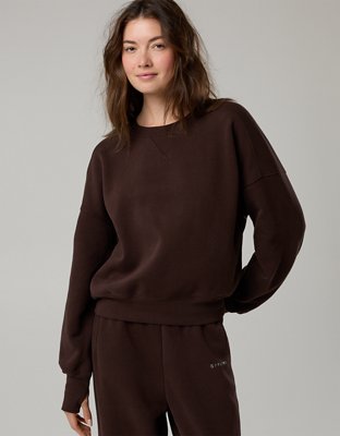 OFFLINE By Aerie Cloud Fleece Classic Crewneck