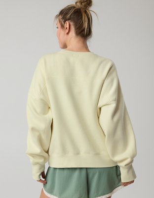 OFFLINE By Aerie Cloud Fleece Classic Crewneck Sweatshirt