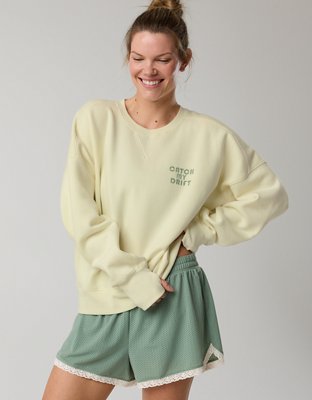 OFFLINE By Aerie Cloud Fleece Classic Crewneck Sweatshirt from American Eagle - $54.95