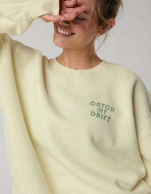OFFLINE By Aerie Cloud Fleece Classic Crewneck Sweatshirt
