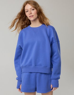OFFLINE By Aerie Cloud Fleece Classic Crewneck