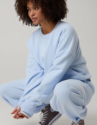 OFFLINE By Aerie Cloud Fleece Classic Crewneck Sweatshirt