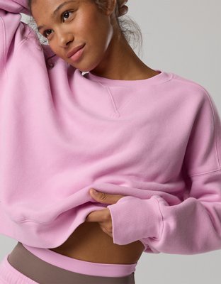 OFFLINE By Aerie Cloud Fleece Classic Crewneck Sweatshirt