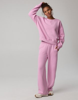 OFFLINE By Aerie Cloud Fleece Classic Crewneck Sweatshirt
