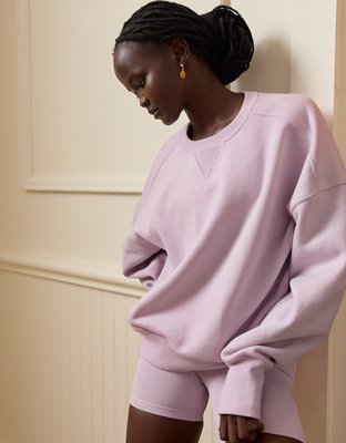 OFFLINE By Aerie Cloud Fleece Classic Crewneck