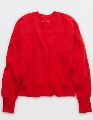 OFFLINE By Aerie Cloud Fleece Classic Crewneck
