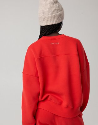 OFFLINE By Aerie Cloud Fleece Classic Crewneck