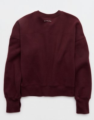 OFFLINE By Aerie Cloud Fleece Classic Crewneck Sweatshirt
