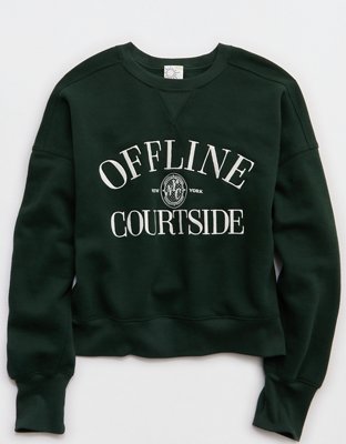 OFFLINE By Aerie Cloud Fleece Classic Crewneck