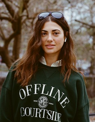 OFFLINE By Aerie Cloud Fleece Classic Crewneck Sweatshirt