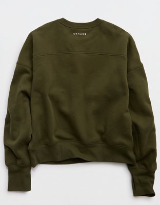 OFFLINE By Aerie Cloud Fleece Classic Crewneck