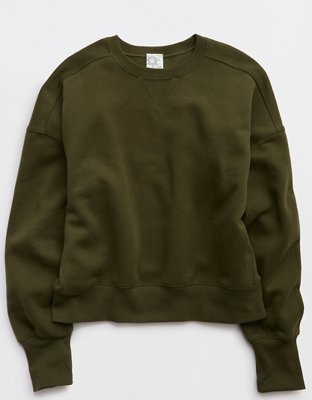 OFFLINE By Aerie Cloud Fleece Classic Crewneck