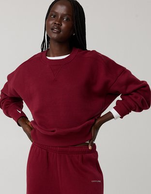 OFFLINE By Aerie Cloud Fleece Classic Crewneck