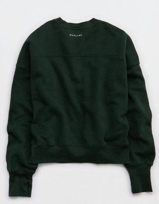 OFFLINE By Aerie Cloud Fleece Classic Crewneck