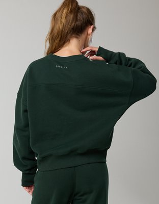 OFFLINE By Aerie Cloud Fleece Classic Crewneck