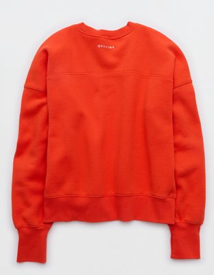 OFFLINE By Aerie Cloud Fleece Classic Crewneck Sweatshirt
