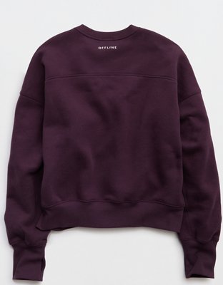 OFFLINE By Aerie Cloud Fleece Classic Crewneck
