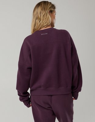OFFLINE By Aerie Cloud Fleece Classic Crewneck