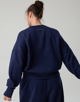OFFLINE By Aerie Cloud Fleece Classic Crewneck Sweatshirt