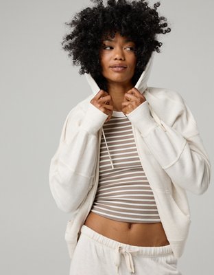 OFFLINE By Aerie Keep It 100 Terry Full Zip Hoodie