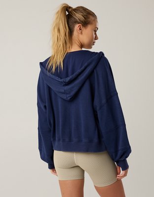 OFFLINE By Aerie Keep It 100 Terry Full Zip Hoodie