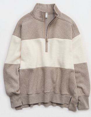 OFFLINE By Aerie Cloud Fleece Quarter Zip Sweatshirt