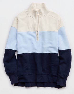 OFFLINE By Aerie Cloud Fleece Quarter Zip Sweatshirt