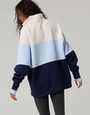 OFFLINE By Aerie Cloud Fleece Quarter Zip Sweatshirt