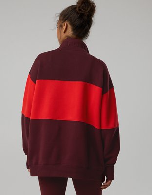 OFFLINE By Aerie Cloud Fleece Quarter Zip Sweatshirt