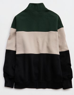 OFFLINE By Aerie Cloud Fleece Quarter Zip Sweatshirt 